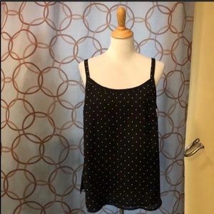 Venezia Polka Dot Tank Top Size 14/16 EUC